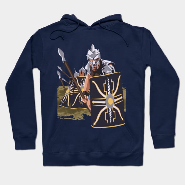 Gladiator Coliseum Hoodie by Tiro1Linea